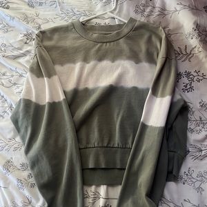 pac sun cropped crewneck